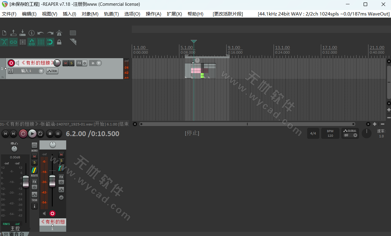数字音频工作站软件 | REAPER v7.40 中文绿色版