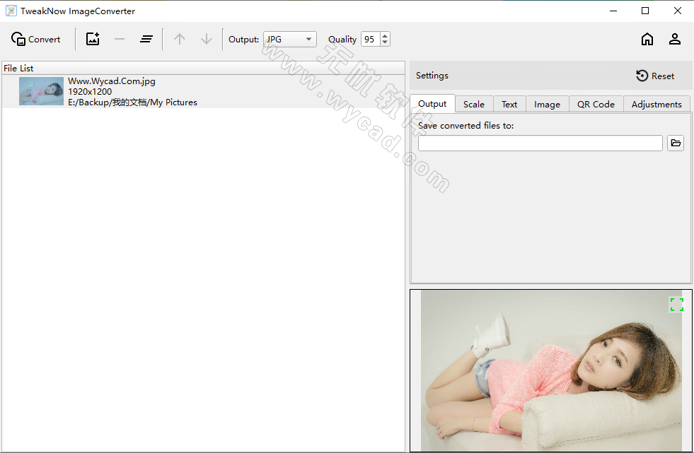 图像转换工具 | TweakNow ImageConverter v4.2.2 便携版