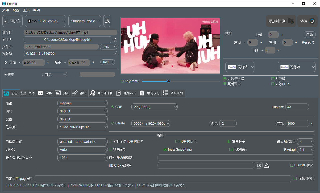开源的视频文件转换软件 | FastFlix v5.12.2 中文绿色版