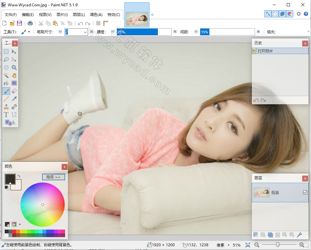 图像和照片处理软件 | Paint.NET v5.1.9 中文绿色版