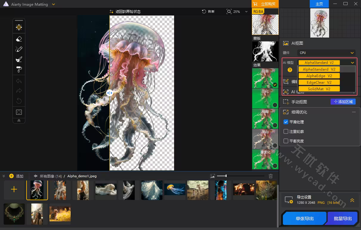 智能抠图工具 | Aiarty Image Matting v2.6 多语便携版 & 安装版