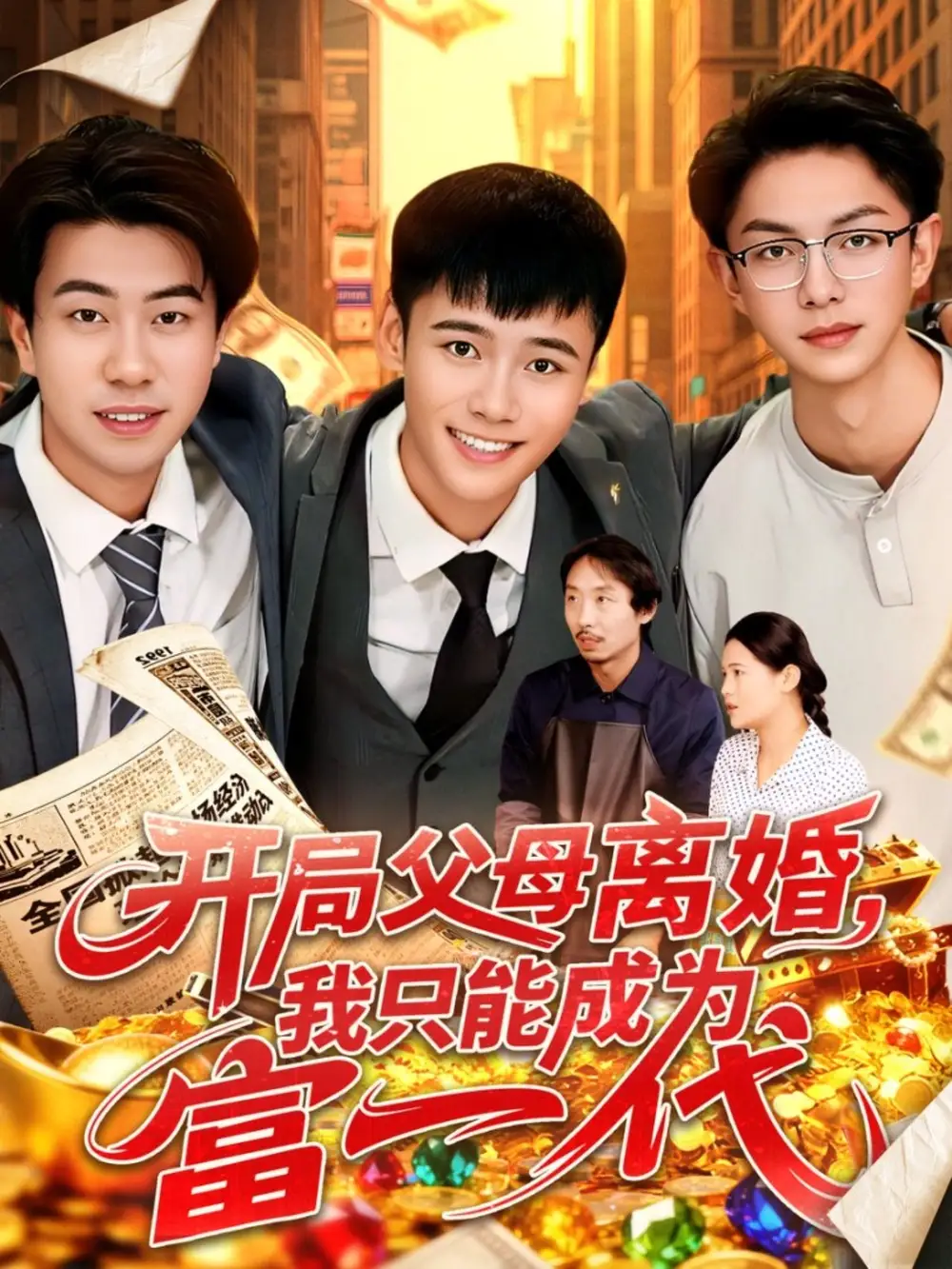 《开局父母离婚，我只能成为富一代（117集）》短剧全集免费在线观看