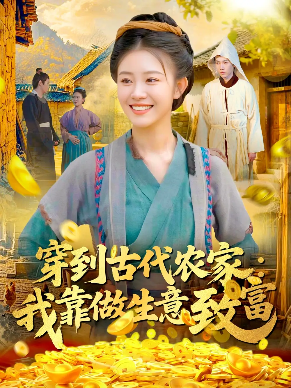 《穿到古代农家我靠做生意致富（96集）马溪言&刘盈》短剧全集免费在线观看