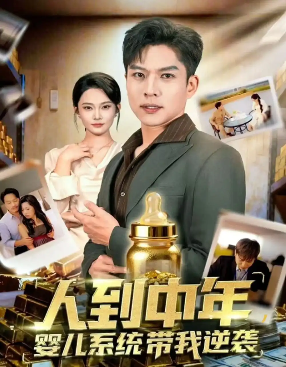 《人到中年，婴儿系统带我逆袭（75集）张家嘉&孙思凡》短剧全集免费在线观看