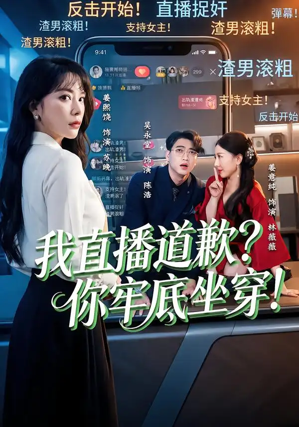 《我直播道歉？你牢底坐穿！＆我直播道歉你牢底坐穿（51集）姜熙饶＆吴永堂》短剧全集免费在线观看-CD网盘社