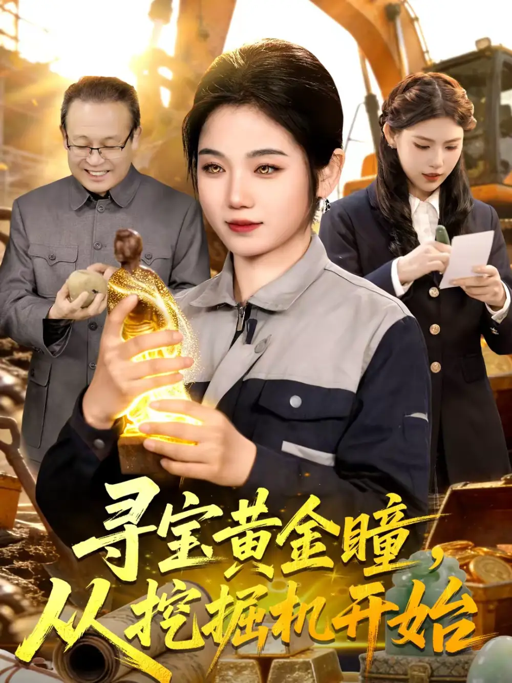 《寻宝黄金瞳，从挖掘机开始（102集）大飞＆攸灵》短剧全集免费在线观看-CD网盘社