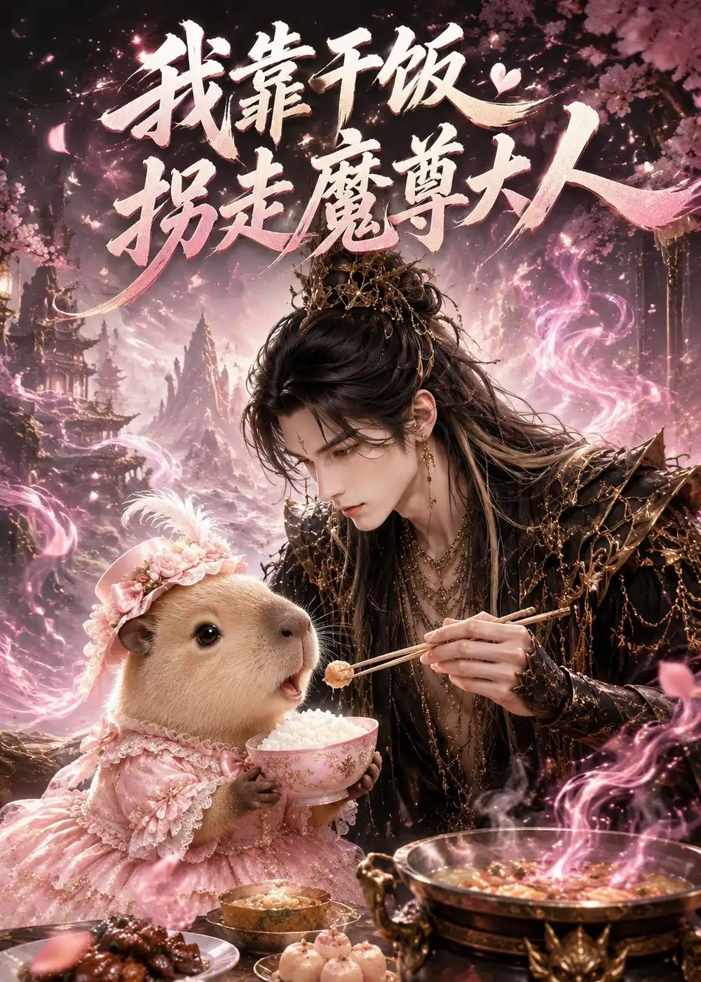《我靠干饭拐走魔尊大人（34集）AI短剧 (2026)》短剧全集免费在线观看-CD网盘社