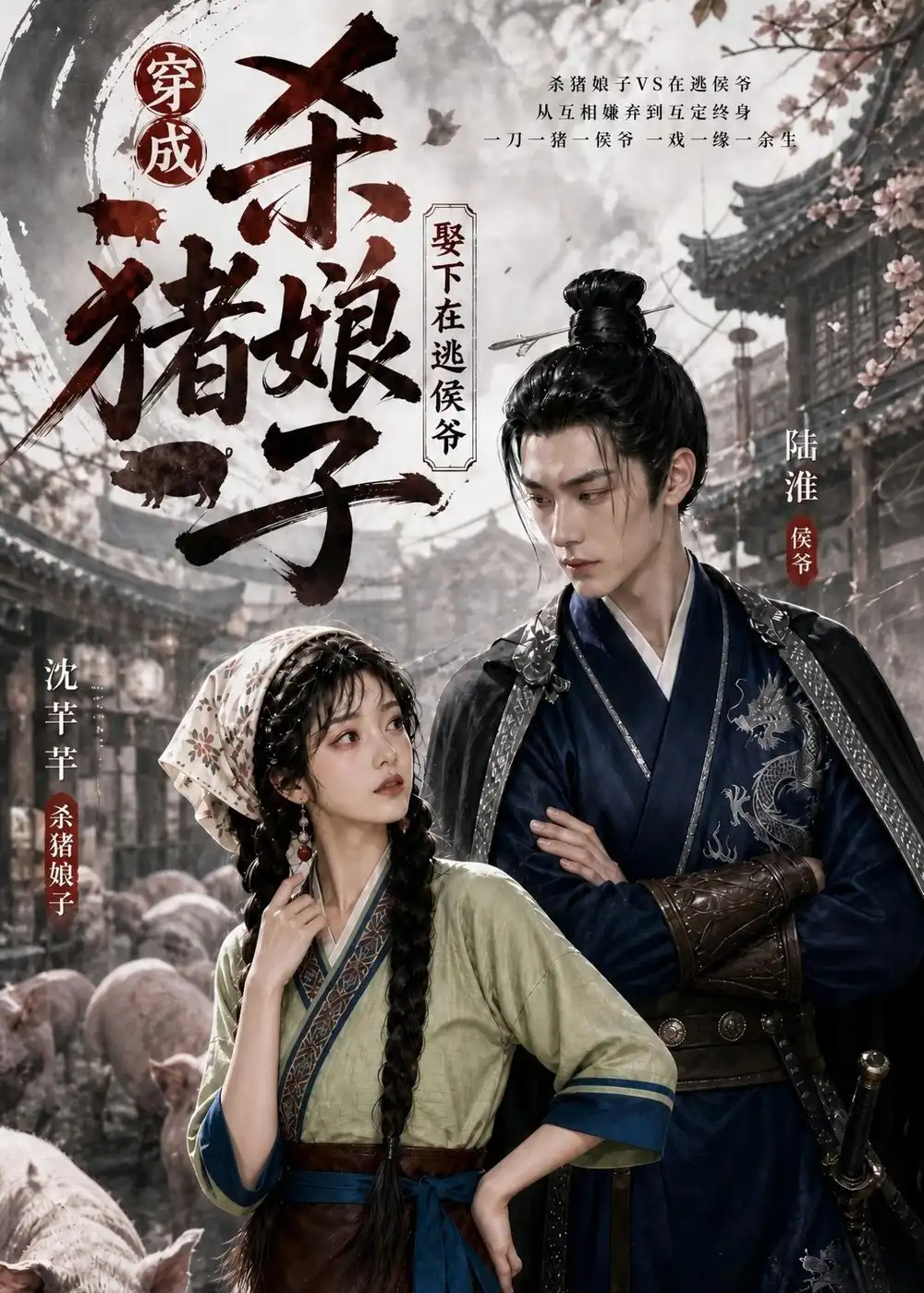 《穿成杀猪娘子，救下在逃侯爷&穿成杀猪娘子救下在逃侯爷（60集）AI短剧 (2026)》短剧全集免费在线观看-CD网盘社