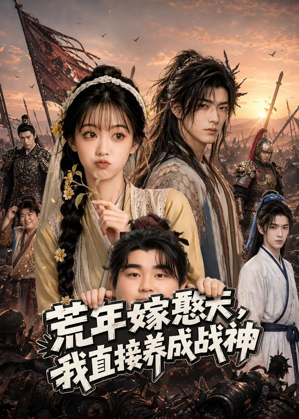 《荒年嫁憨夫，我直接养成战神&荒年嫁憨夫我直接养成战神（33集）AI短剧 (2026)》短剧全集免费在线观看-CD网盘社