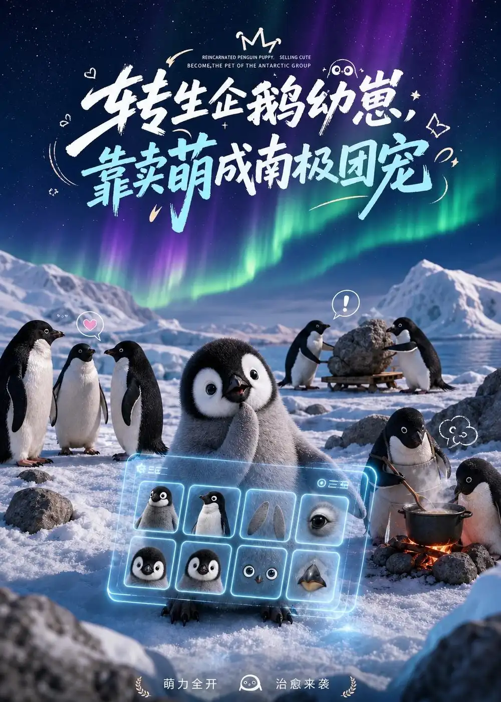 《转生企鹅幼崽靠卖萌成南极团宠（65集）AI短剧》短剧全集免费在线观看