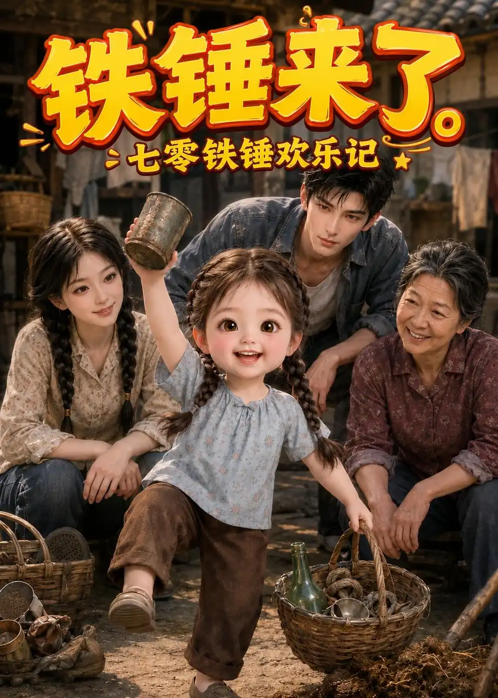 《铁锤来了：七零铁锤欢乐记&铁锤来了七零铁锤欢乐记（92集）AI短剧 (2026)》短剧全集免费在线观看-CD网盘社