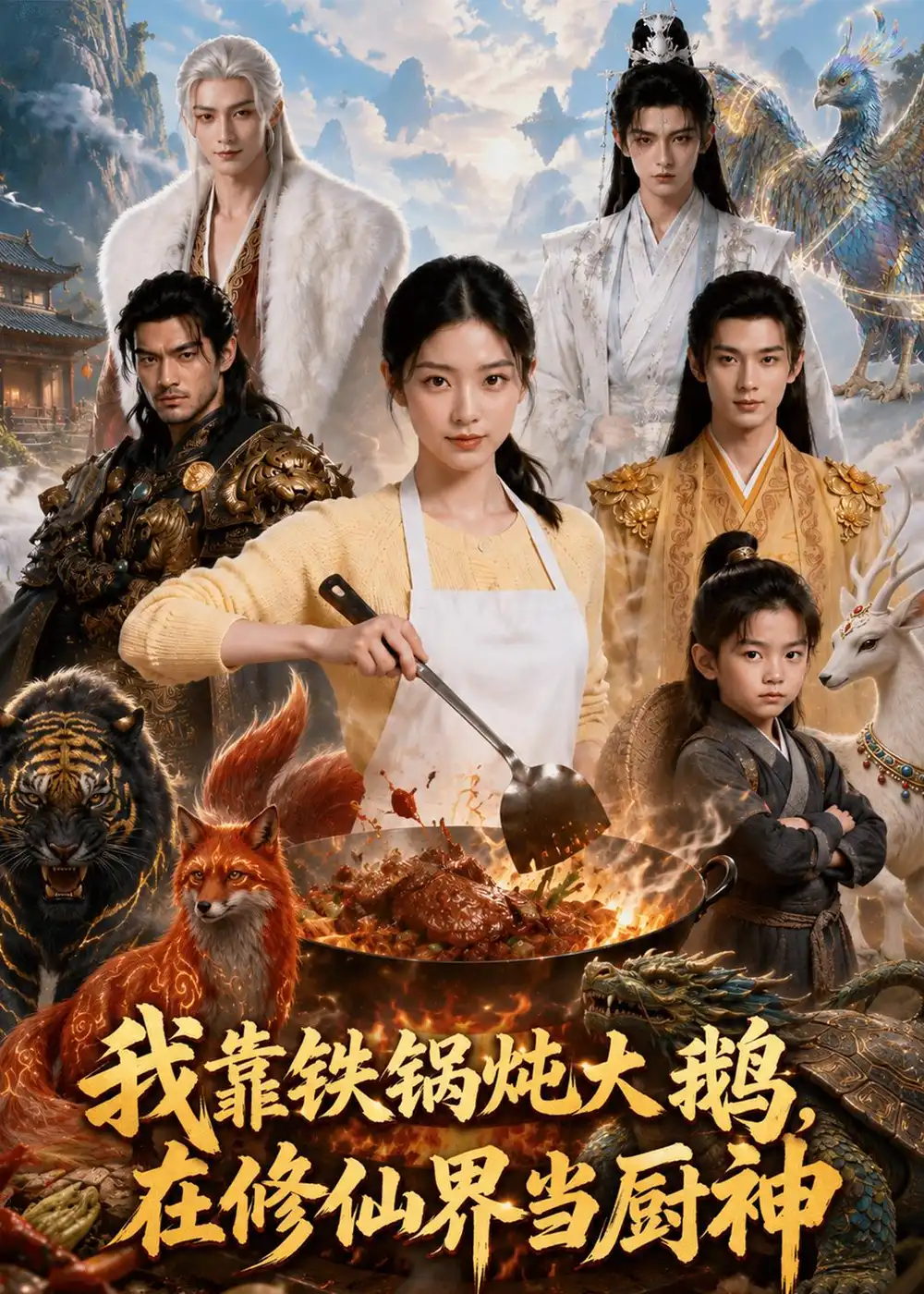 我靠铁锅炖大鹅，在修仙界当厨神&我靠铁锅炖大鹅在修仙界当厨神（75集）AI短剧 (2026)全集免费在线观看 - 第一搜