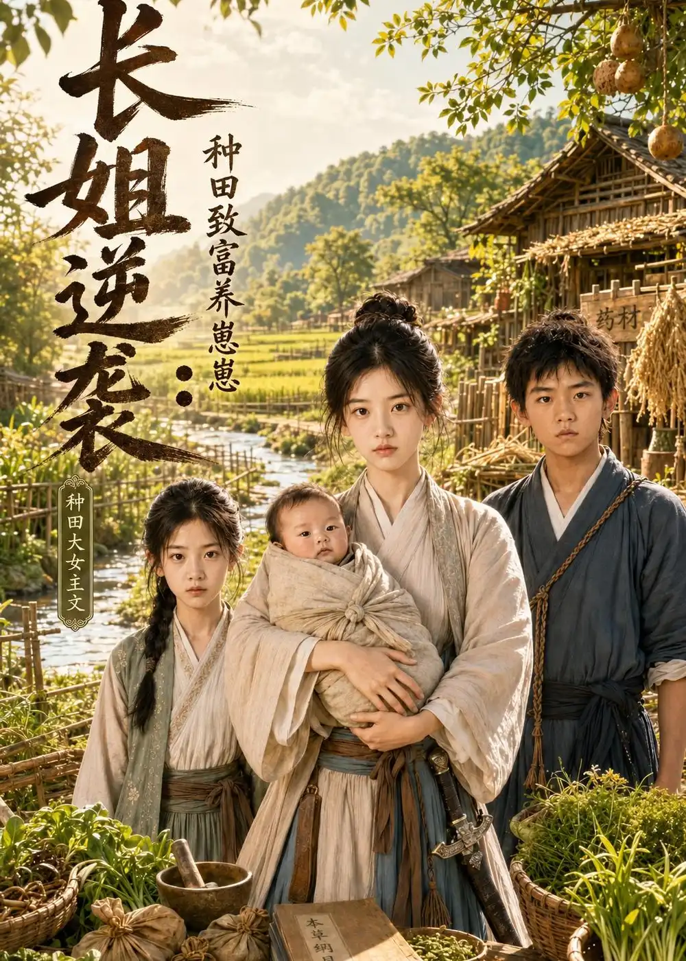 长姐逆袭：种田致富养崽崽&长姐逆袭种田致富养崽崽（90集）AI短剧 (2026)全集免费在线观看 - 第一搜
