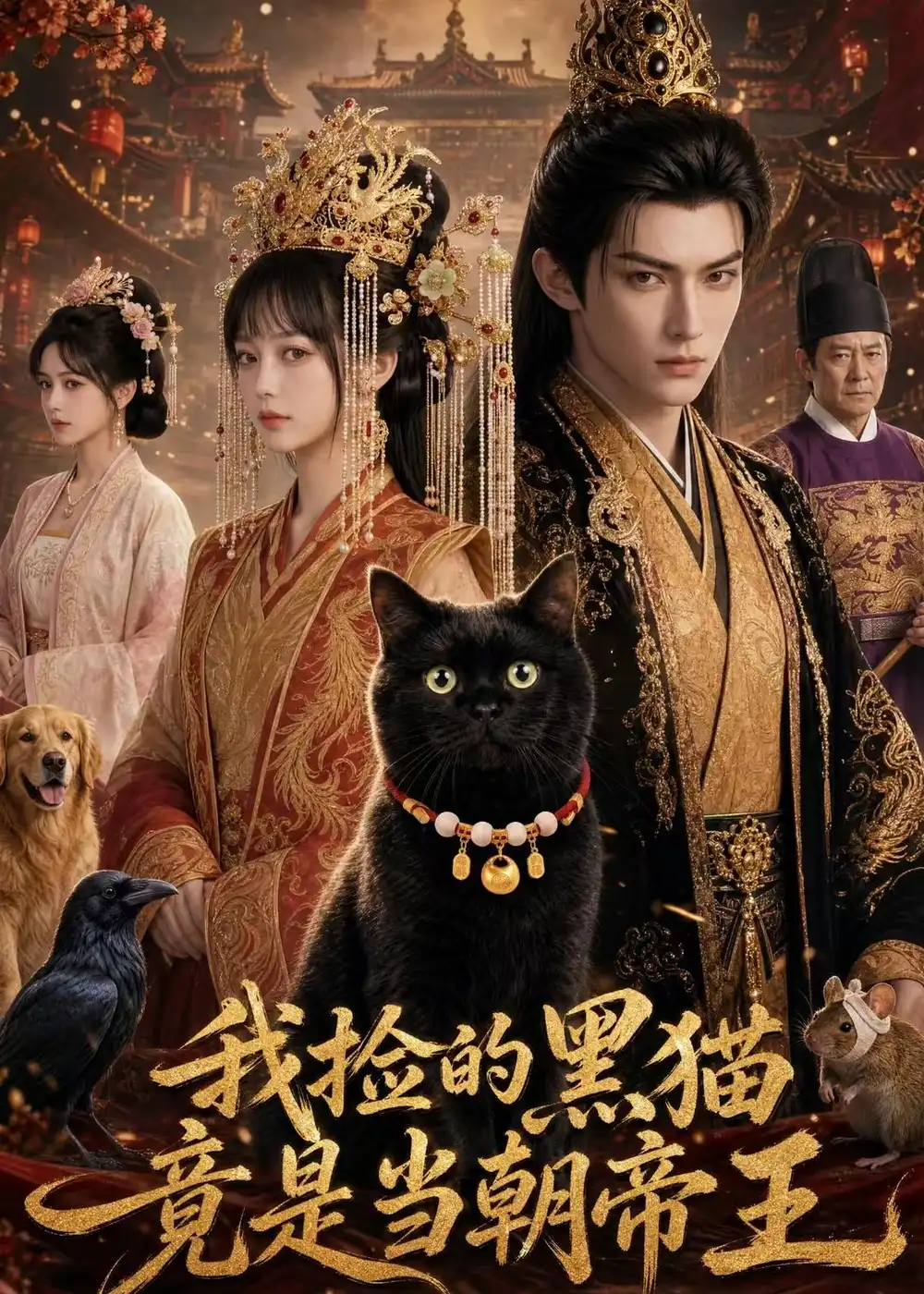 《我捡的黑猫竟是当朝帝王（63集）AI短剧 (2026)》短剧全集免费在线观看-CD网盘社