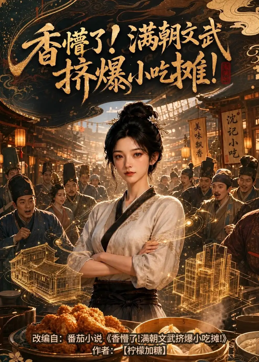 《香懵了!满朝文武挤爆小吃摊!&香懵了满朝文武挤爆小吃摊（43集）AI短剧 (2026)》短剧全集免费在线观看-CD网盘社