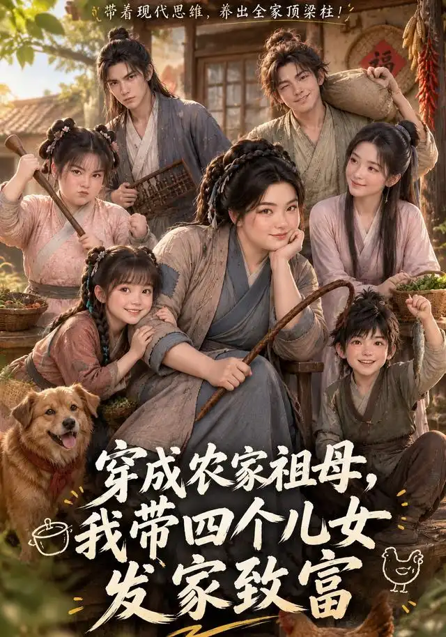 穿成农家祖母，我带四个儿女发家致富&穿成农家祖母我带四个儿女发家致富（139集）AI短剧全集免费在线观看 - 第一搜