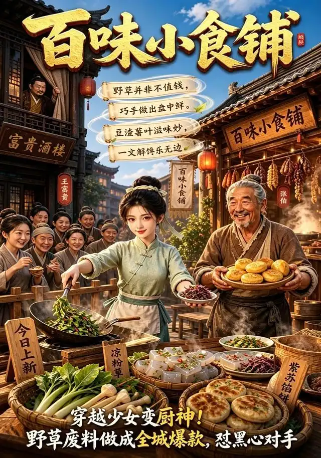 《百味小食铺（32集）漫剧》短剧全集免费在线观看-布伊影视网