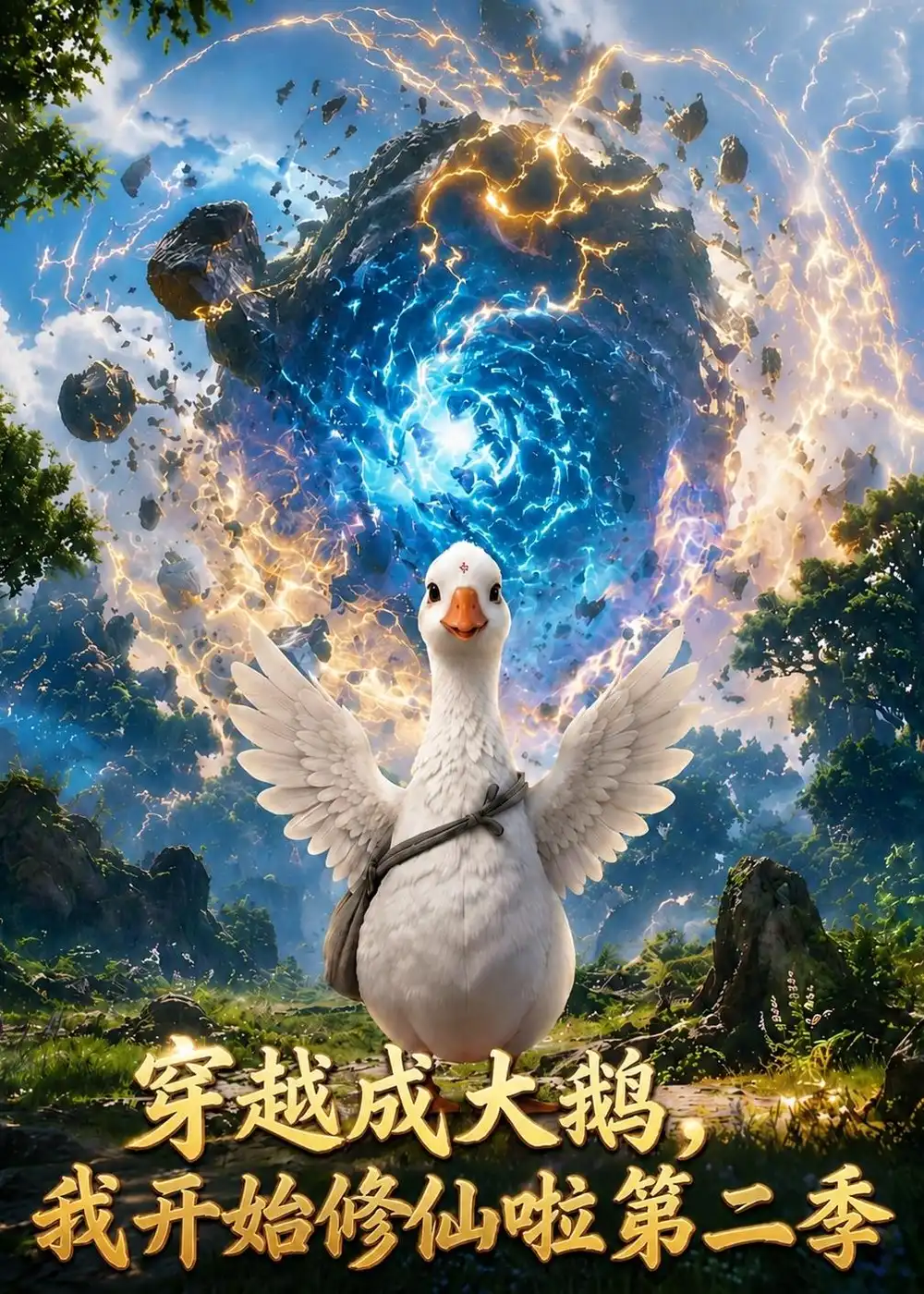 《穿越大鹅,我开始修仙啦第二季&穿越大鹅我开始修仙啦第二季(80集)AI短剧 (2026)》短剧全集免费在线观看-CD网盘社