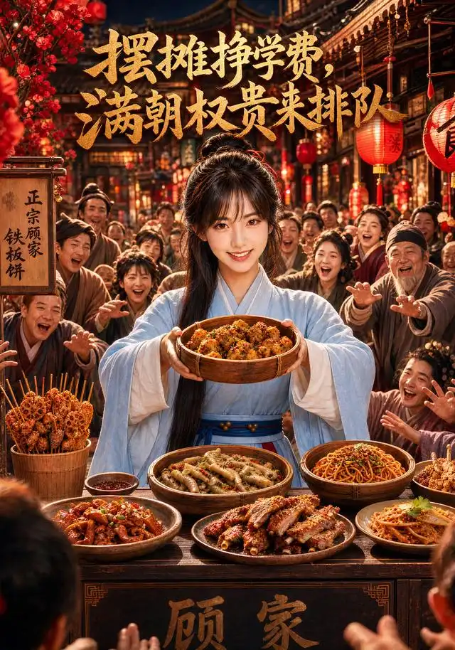 《摆摊挣学费，满朝权贵来排队&摆摊挣学费满朝权贵来排队（89集）AI短剧 (2026)》短剧全集免费在线观看-CD网盘社