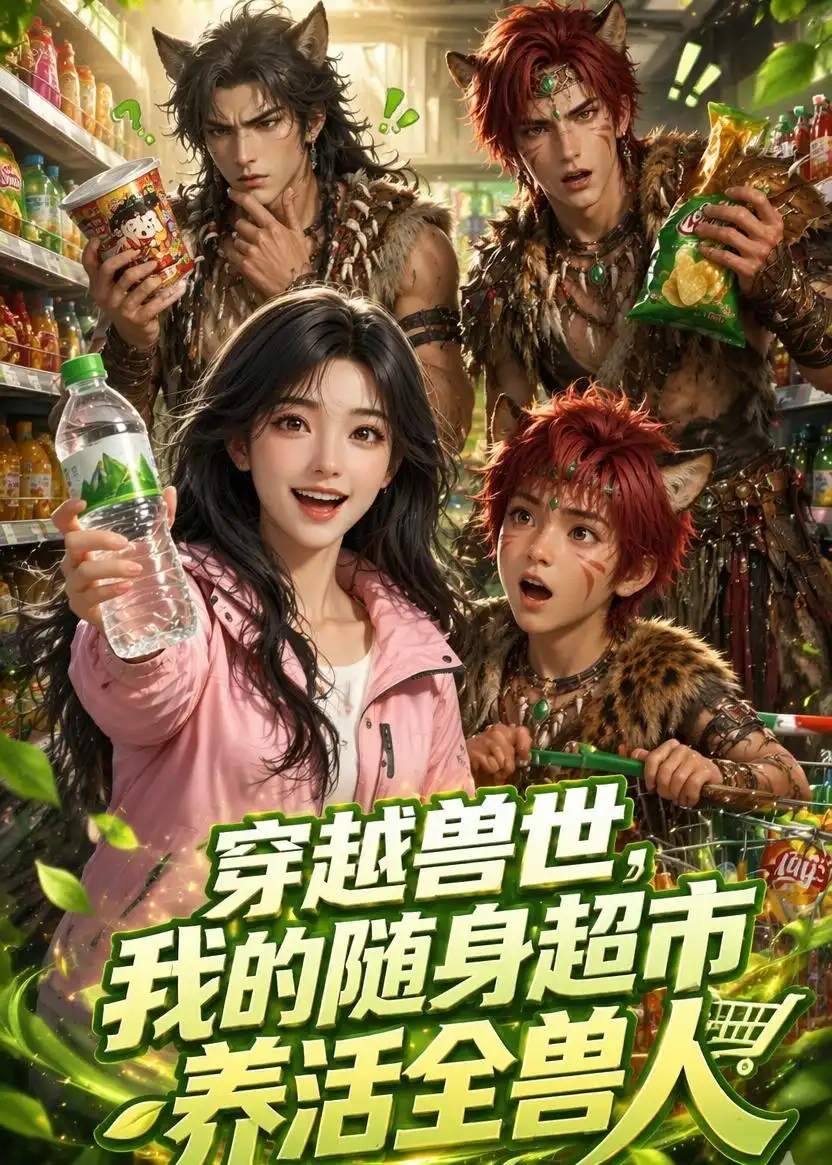 《穿越兽世，我的随身超市养活全兽人&穿越兽世我的随身超市养活全兽人（65集）AI短剧 (2026)》短剧全集免费在线观看-CD网盘社