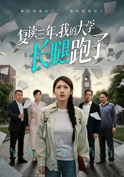 《复读三年，我的大学长腿跑了&复读三年我的大学长腿跑了（60集）刘浔＆满满》短剧全集免费在线观看-CD网盘社