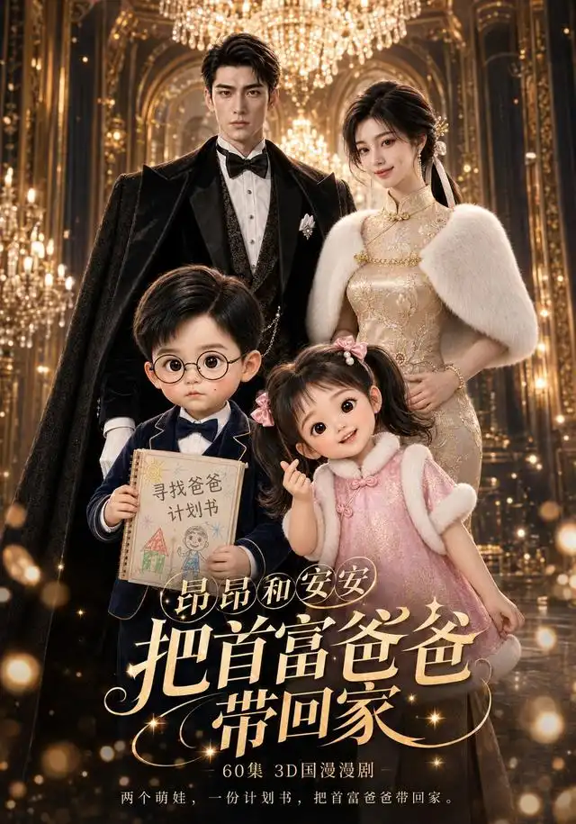 《昂昂安安把首富爸爸带回家(60集)AI短剧 (2026)》短剧全集免费在线观看-CD网盘社