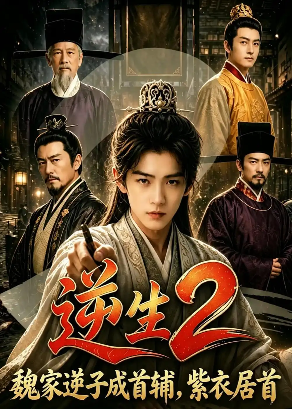 《逆生2_魏家逆子成首辅，紫衣居首&逆生2_魏家逆子成首辅紫衣居首（64集）AI短剧 (2026)》短剧全集免费在线观看-CD网盘社