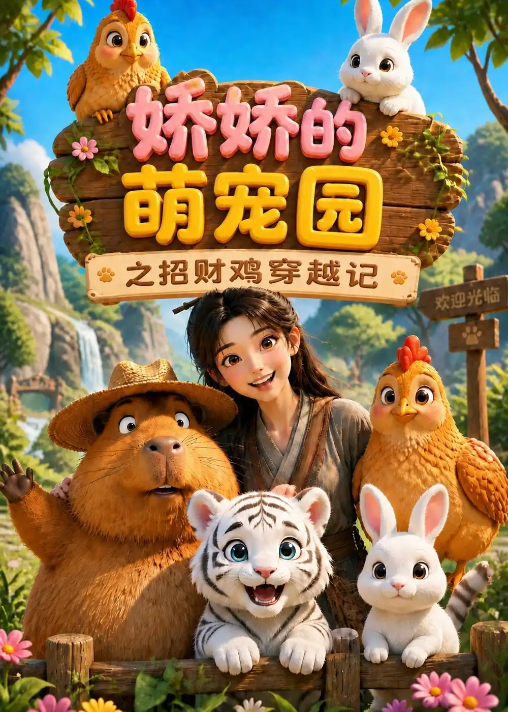《娇娇的萌宠园之招财鸡穿越记（52集）AI短剧 (2026)》短剧全集免费在线观看-CD网盘社