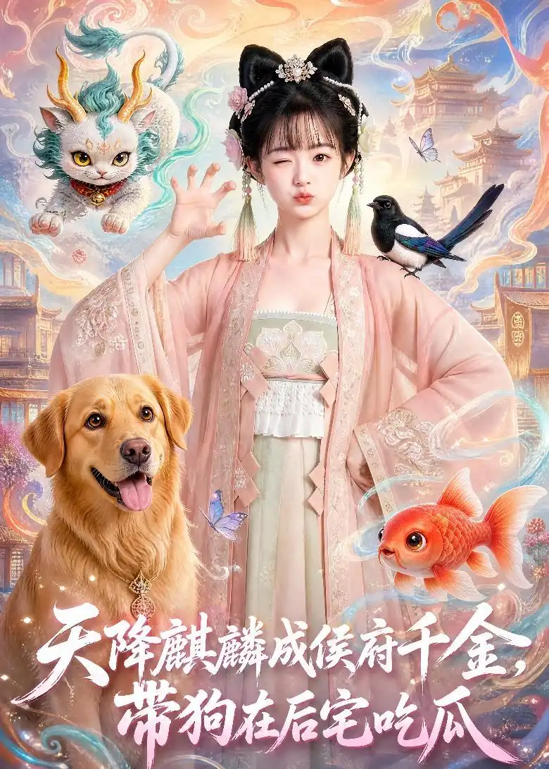 《天降麒麟成侯府千金，带狗在后宅吃瓜&天降麒麟成侯府千金带狗在后宅吃瓜（60集）AI短剧 (2026)》短剧全集免费在线观看-CD网盘社
