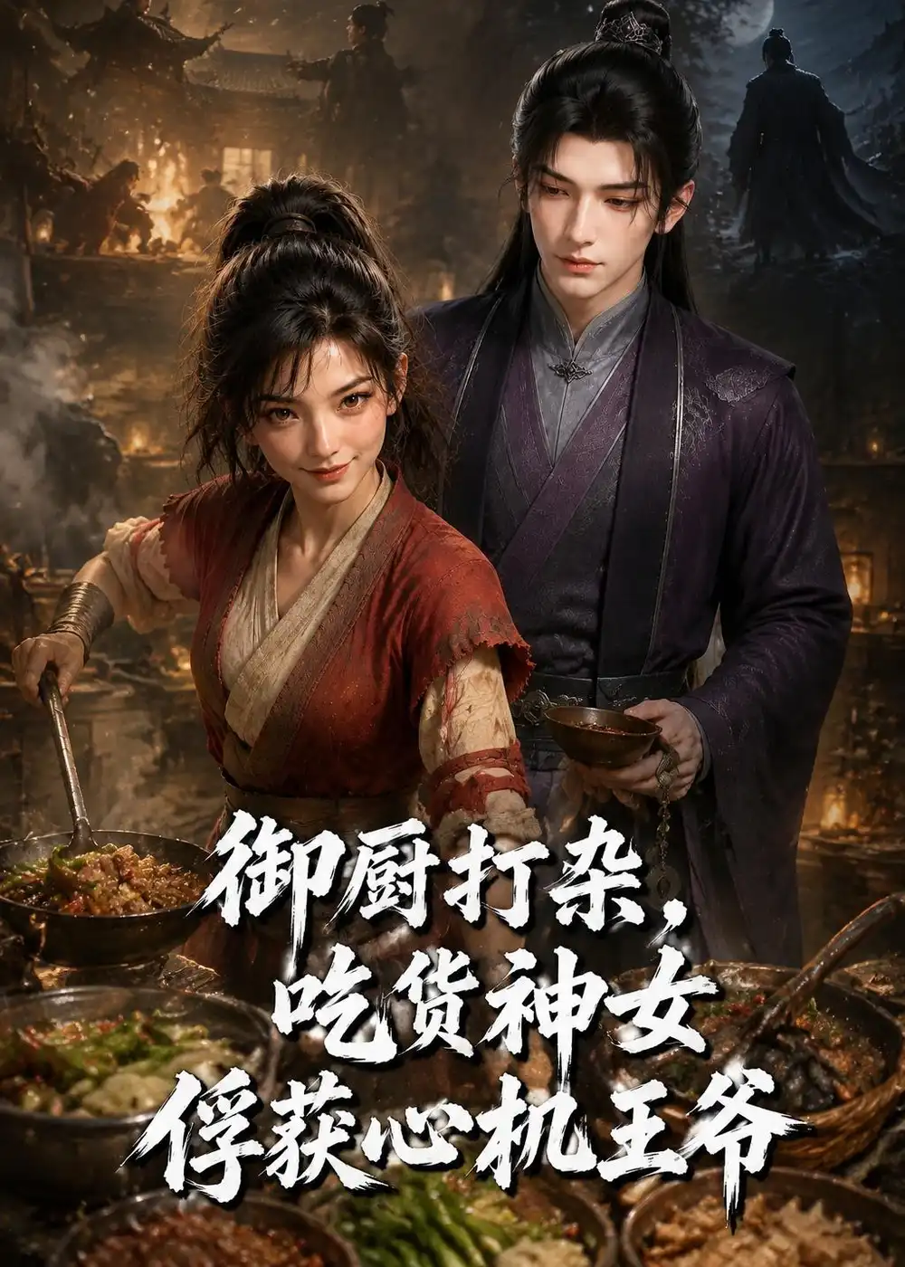 《御厨打杂，吃货女神俘获心机王爷&御厨打杂吃货女神俘获心机王爷（50集）AI短剧 (2026)》短剧全集免费在线观看-CD网盘社