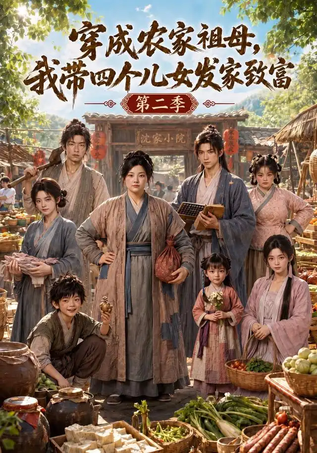 《穿成农家祖母，我带四个儿女发家致富第二季&穿成农家祖母我带四个儿女发家致富第二季（105集）AI短剧》短剧全集免费在线观看