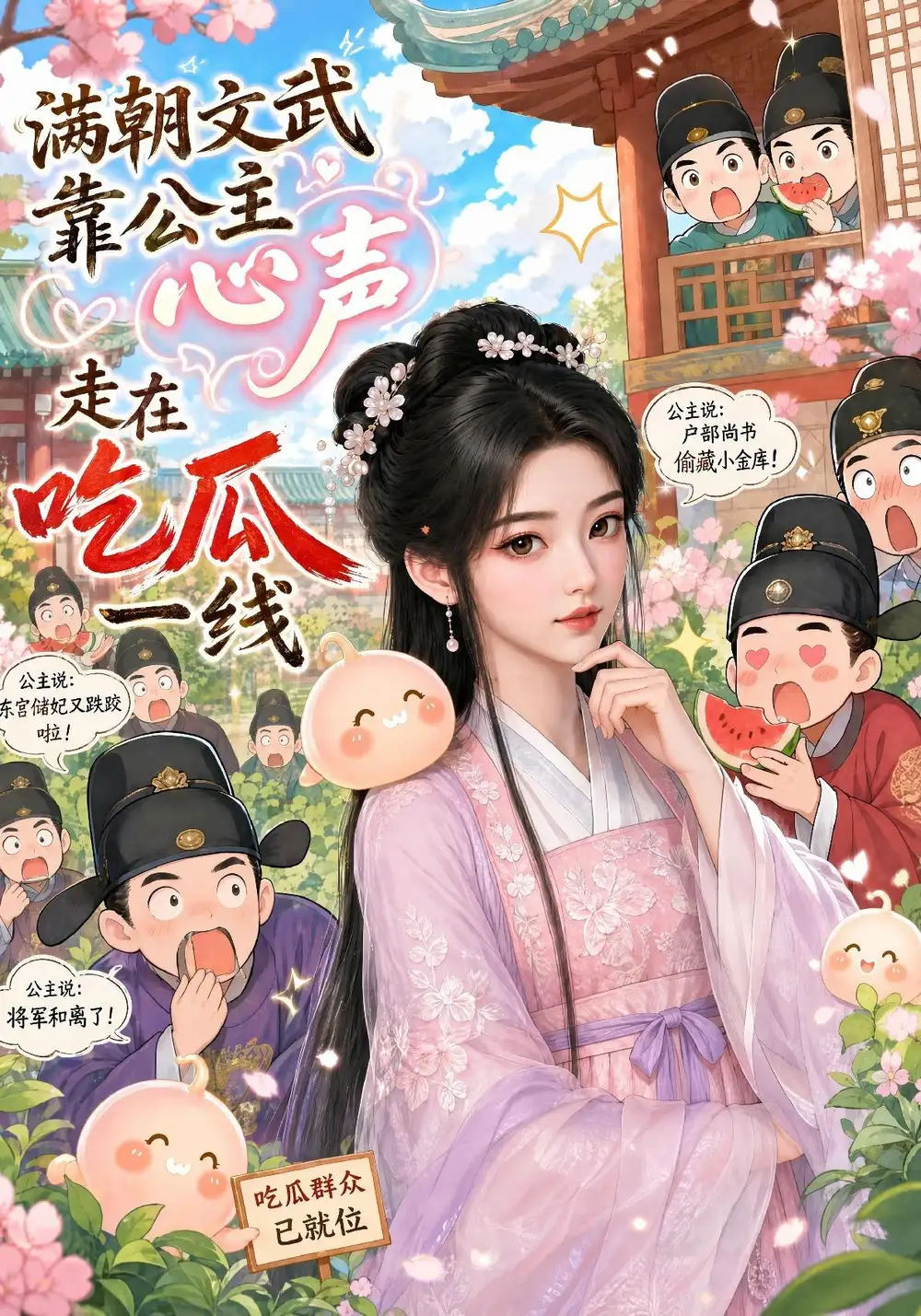 满朝文武靠公主心声走在吃瓜一线（82集）AI短剧全集免费在线观看 - 第一搜