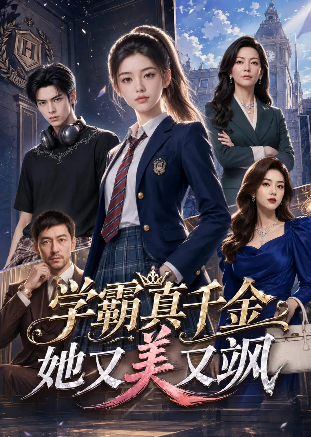 《学霸真千金她又美又飒（68集）AI短剧》短剧全集免费在线观看-CD网盘社