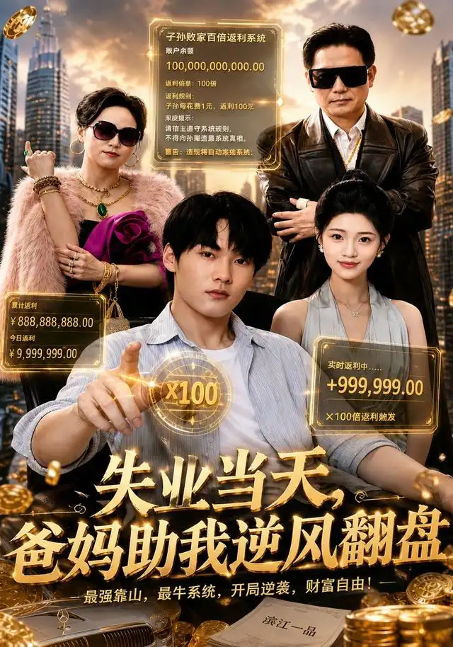 《失业当天，爸妈助我逆风翻盘&失业当天爸妈助我逆风翻盘（73集）王沐川＆赵子勤》短剧全集免费在线观看