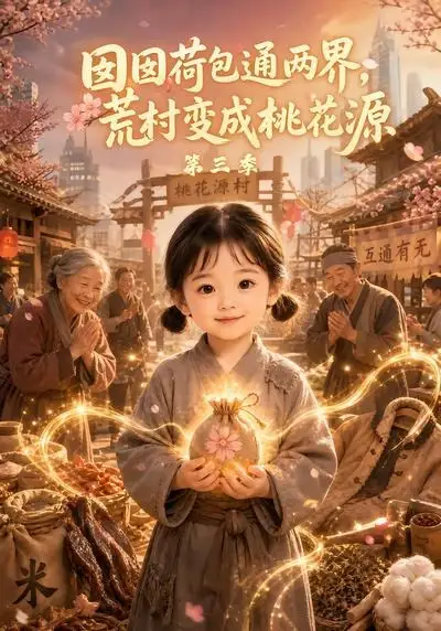 囡囡荷包通两界，荒村变成桃花源第三季&囡囡荷包通两界荒村变成桃花源第三季（82集） AI短剧全集免费在线观看 - 第一搜