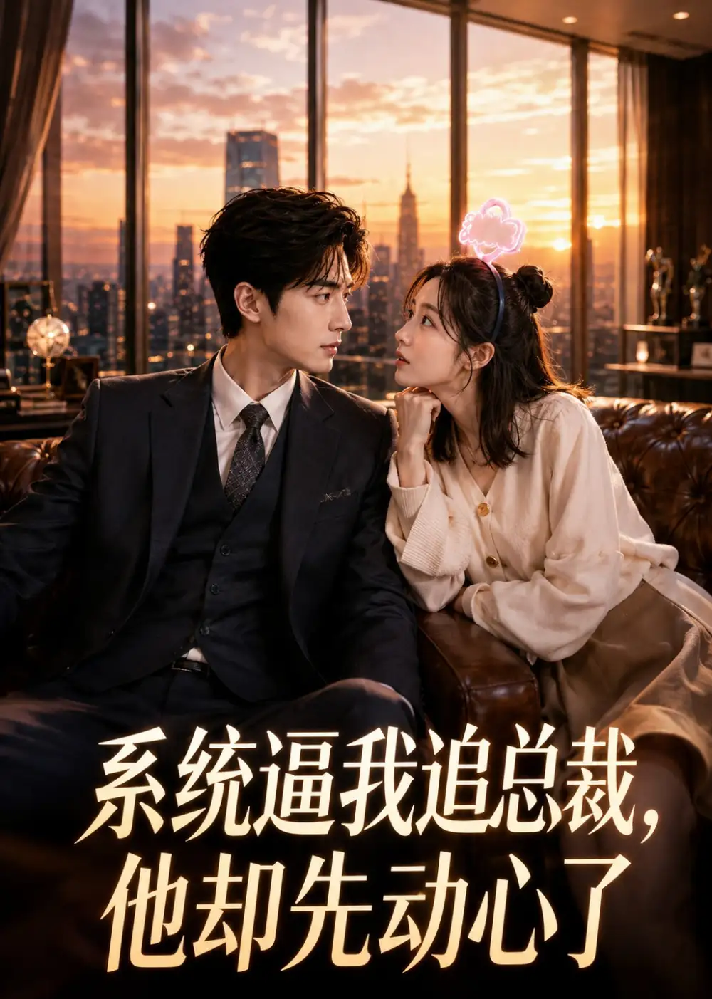 《系统逼我追总裁，他却先动心了&系统逼我追总裁他却先动心了（25集）AI短剧》短剧全集免费在线观看-CD网盘社