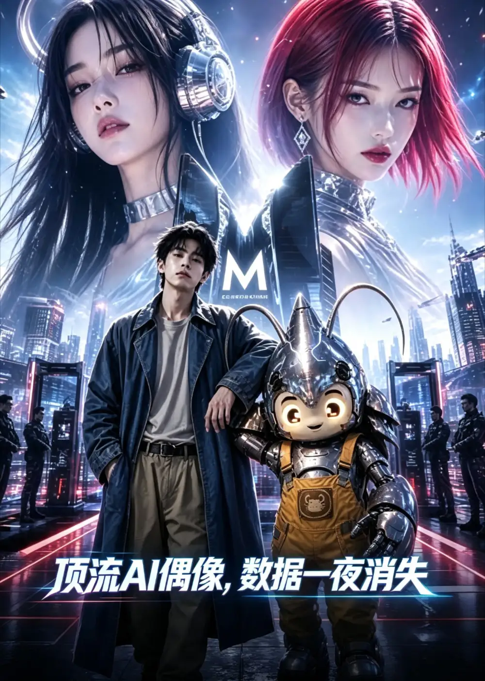 顶流AI偶像，数据一夜消失&顶流AI偶像数据一夜消失（24集）AI短剧全集免费在线观看 - 第一搜