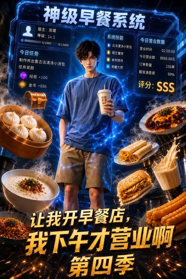 《让我开早餐店，我下午才营业啊第四季&让我开早餐店我下午才营业啊第四季（77集）AI短剧》短剧全集免费在线观看