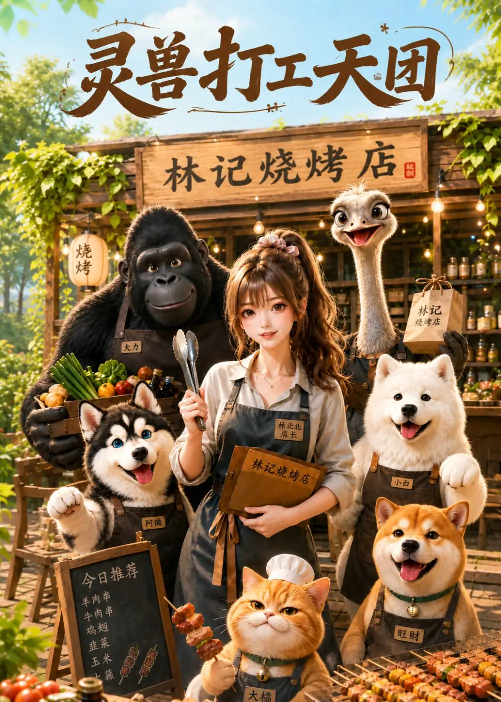 《灵兽打工天团（58集）AI短剧》短剧全集免费在线观看-CD网盘社