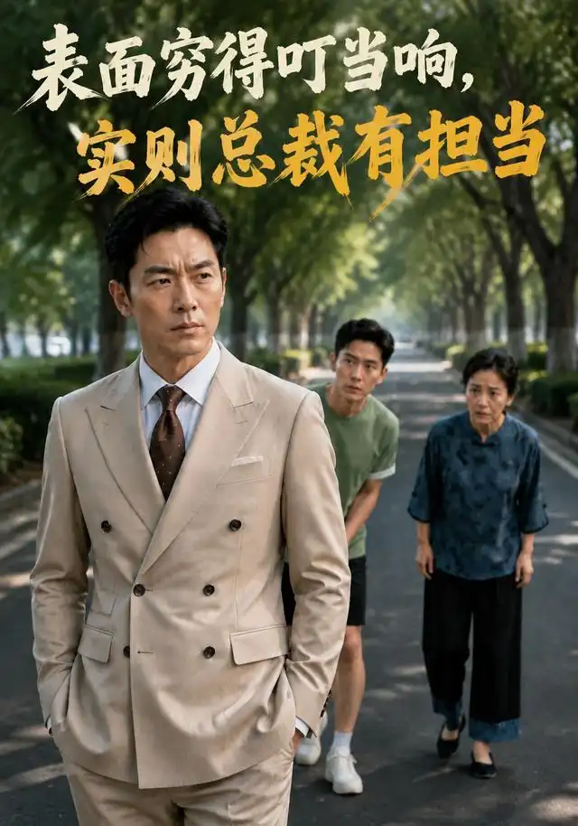 《表面穷得叮当响，实则总裁有担当&表面穷得叮当响实则总裁有担当（40集）AI短剧》短剧全集免费在线观看-CD网盘社