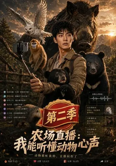 《农场直播：我能听懂动物心声第二季&农场直播我能听懂动物心声第二季（96集） AI短剧》短剧全集免费在线观看-布伊影视网