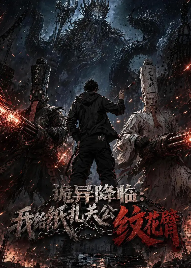诡异降临：我给纸扎关公纹花臂&诡异降临我给纸扎关公纹花臂（50集）AI短剧全集免费在线观看 - 第一搜