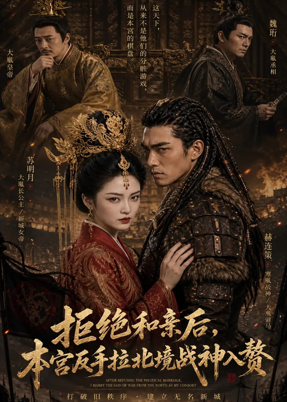 《拒绝和亲后，本宫反手拉北境战神入赘&拒绝和亲后本宫反手拉北境战神入赘（15集）AI短剧》短剧全集免费在线观看-CD网盘社