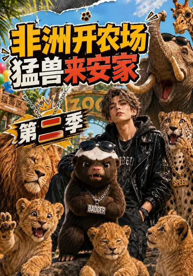非洲开农场，猛兽来安家第二季&非洲开农场猛兽来安家第二季（75集）AI短剧全集免费在线观看 - 第一搜
