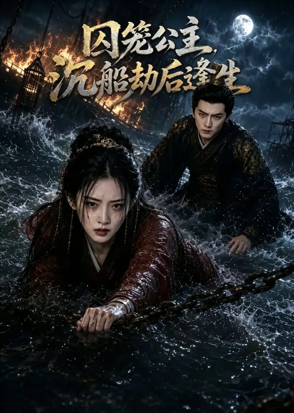 《囚笼公主，沉船劫后逢生&囚笼公主沉船劫后逢生（46集）AI短剧》短剧全集免费在线观看-CD网盘社