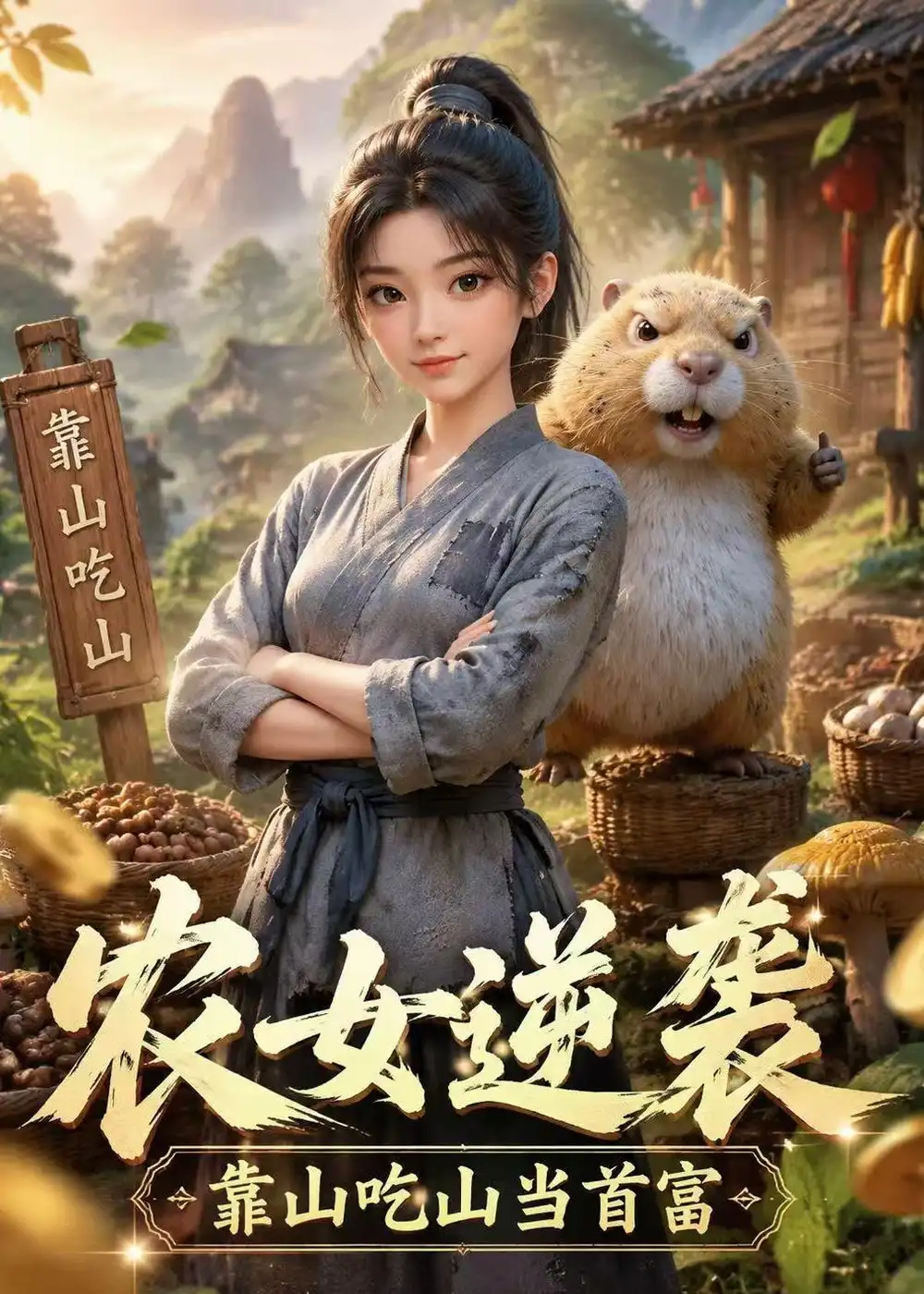 《农女逆袭：靠山吃山当首富&农女逆袭靠山吃山当首富（91集）AI短剧》短剧全集免费在线观看-CD网盘社