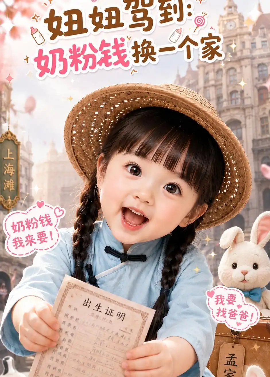 《妞妞驾到：奶粉钱换一个家&妞妞驾到奶粉钱换一个家（63集）AI短剧》短剧全集免费在线观看