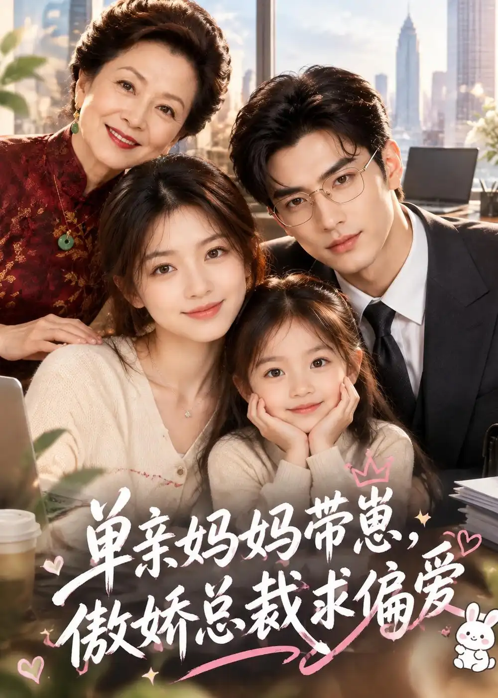 《单亲妈妈带崽，傲娇总裁求偏爱&单亲妈妈带崽傲娇总裁求偏爱（78集）AI短剧》短剧全集免费在线观看-CD网盘社