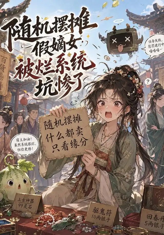 《随机摆摊假嫡女被烂系统坑惨了（124集）AI短剧》短剧全集免费在线观看-CD网盘社