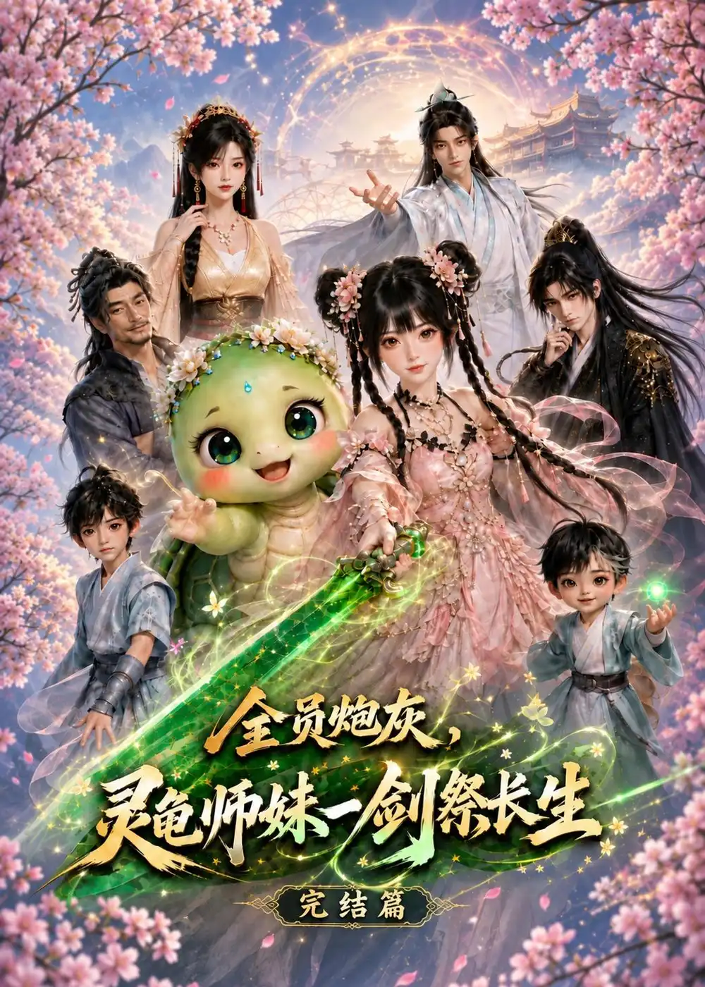 《全员炮灰，灵龟师妹一剑祭长生完结篇&全员炮灰灵龟师妹一剑祭长生完结篇（110集）AI短剧》短剧全集免费在线观看-CD网盘社